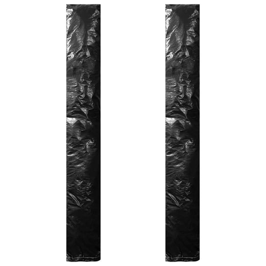Zestaw pokrowców na parasol 200x30-42cm, czarny, P Zakito
