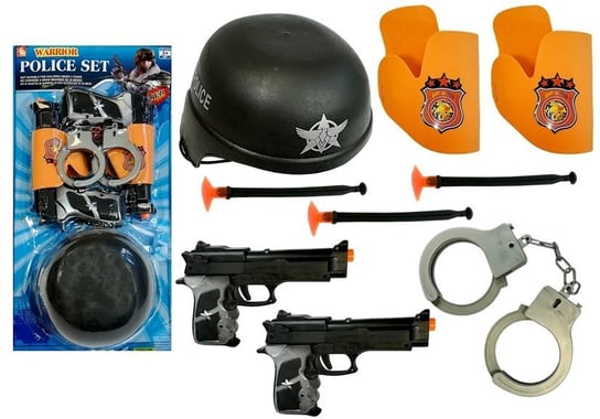 Zestaw Policyjny Pistolety na Strzałki Kajdanki Lean Toys