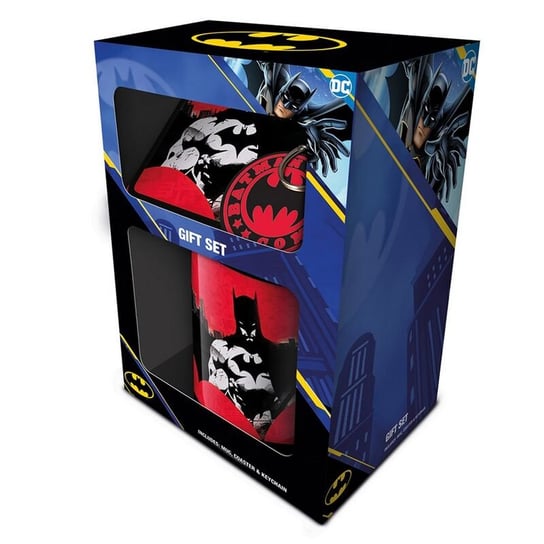 Zestaw prezentowy Batman zawiera: kubek, podkładka,brelok Pyramid International