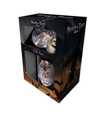 Zestaw prezentowy dla niego Attack On Titan kubek 315 ml brelok podkładka Inna marka