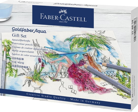 Zestaw prezentowy: Goldfaber Aqua, 18 elementów Faber-Castell