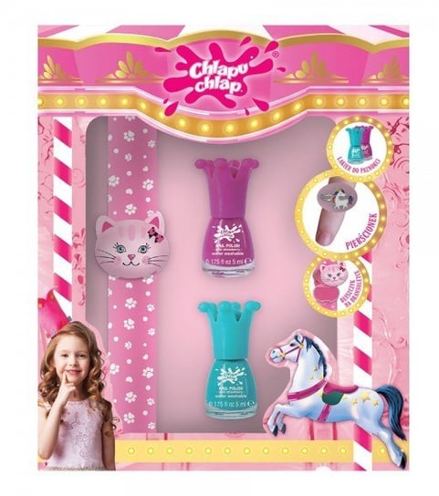 zestaw prezentowy kosmetyków dla dziewczynek mała księżniczka Chlapu Chlap