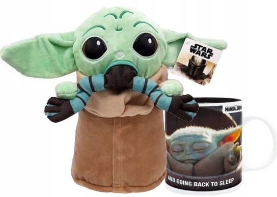 Zestaw prezentowy kubek Star Wars Mandalorian + maskotka Yoda Żaba PREZENT Inna marka