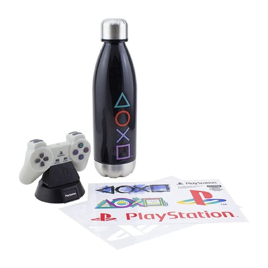 Zestaw prezentowy Playstation : lampka, butelka, naklejki MaxiProfi