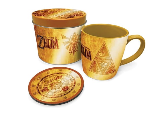 Zestaw Prezentowy Zelda: Kubek ceramiczny Plus Podkładka W Ozdobnej Puszcze MaxiProfi