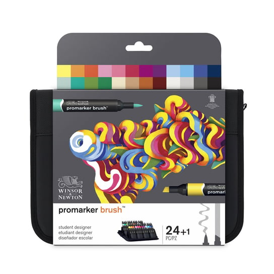 Zestaw Promarker Brush, 24 sztuki, Student Designer, Winsor&Newton Winsor & Newton