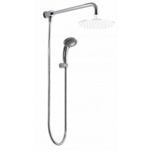 Zestaw prysznicowy z przełącznikiem ciśnienia z prysznicem ręcznym i ramieniem 40 cm BAGNOCLIC