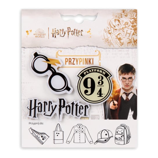 Zestaw przypinek, Harry Potter: Back to Hogwarts, 3 Sztuki Empik