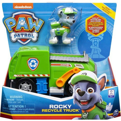 Zestaw Psi Patrol Pojazd podstawowy z figurką Rocky Psi Patrol