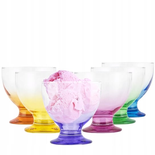 Zestaw pucharków do lodów i deserów Selina Rainbow Blast 475 ml Trend For Home