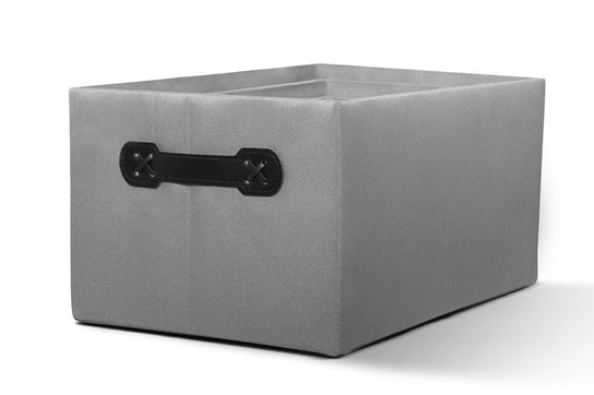Zestaw pudełek 4 szt. CAPSA szary, 36x24x18, 100% poliester Konsimo