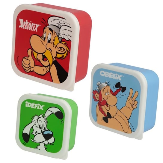 Zestaw pudełek śniadaniowych KEMIS Asterix i Obelix, 3 szt. Kemis - House of Gadgets