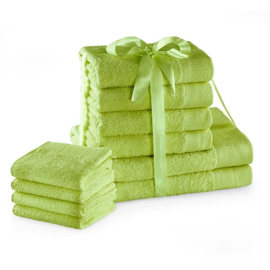 Zestaw ręczników Amari – 10 elementów jasnozielony AmeliaHome AmeliaHome