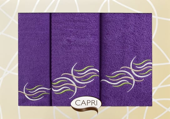 Zestaw ręczników EUROFIRANY Capri, 3 szt. Eurofirany