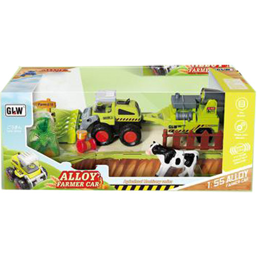 Zestaw Rolniczy Z Metalowym Pojazdem Zabawka Dla Dzieci Trifox