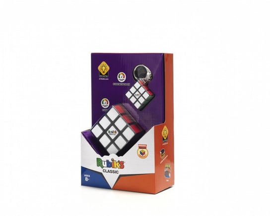Zestaw Rubik's Classic - Kostka Rubika 3x3 oraz brelok Rubik's