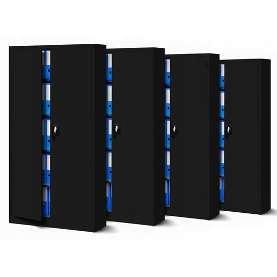 Zestaw SET Szaf Metalowych 4 x JAN NOWAK Model JAN 900x1850x400 Biurowa ...