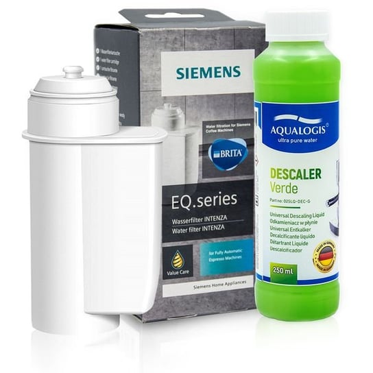 Zestaw Siemens, Filtr Intenza Tz70003, Odkamieniacz Verde 250Ml Aqualogis