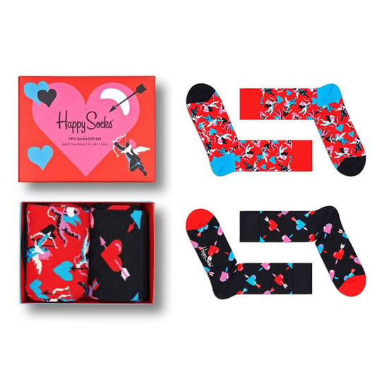 Zestaw Skarpetek Happy Socks I Love You 2-pack giftbox - XLOV02-4300-36-40 Happy Socks