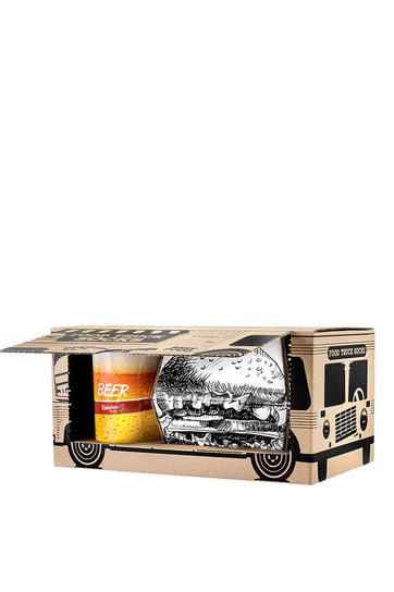 Zestaw Skarpetki Food Truck Socks Box Piwo Burger 3 Pary-36-40 Inna marka