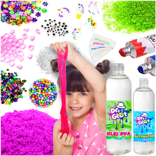 Zestaw Slime Dr Glut Unicorn Do Robienia Glutów Prezent Inny producent