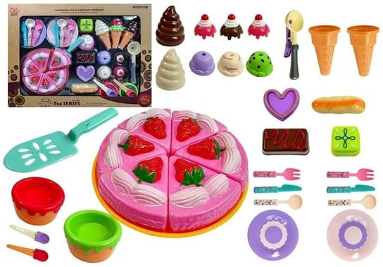 Zestaw Słodkości do Zabawy w Cukiernię Ciasto Lody Lean Toys