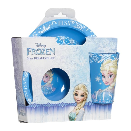 Zestaw śniadaniowy Frozen 3-elementowy Snowflake DISNEY Disney