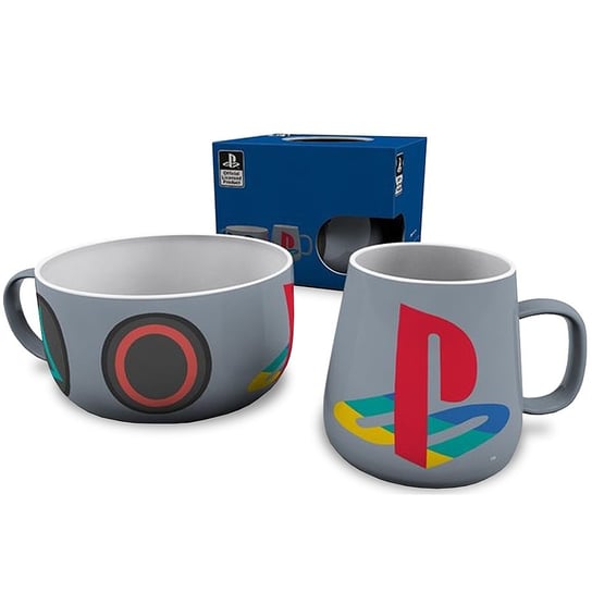 Zestaw śniadaniowy PlayStation PS4 PS5 SONY kubek i miska Sony