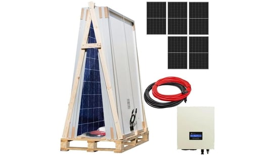 Zestaw solarny 2050W do grzania wody: Przetwornica ECO Solar Boost PRO 3,5kW+5x Panel solarny+ 2x Kabel solarny+Złącza MC4 Inna marka