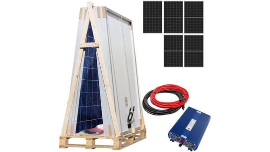 Zestaw solarny 2050W do grzania wody w bojlerach: Przetwornica ECO Solar Boost+5x Panel solarny+2x Kabel solarny+Złącza MC4 Inna marka