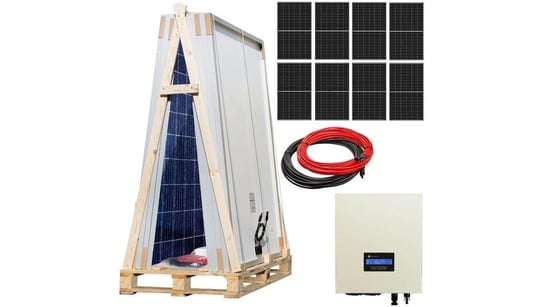 Zestaw solarny 3300W do grzania wody w bojlerach: Przetwornica ECO PRO Solar Boost + 8x Panel solarny + Kabel solarny+Złącza MC4 Inna marka
