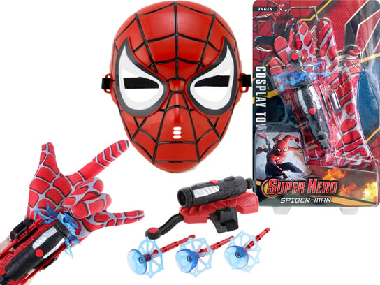 Zestaw Spiderman Strzelająca Rękawica Wyrzutnia Maska Spider-Man Inna marka