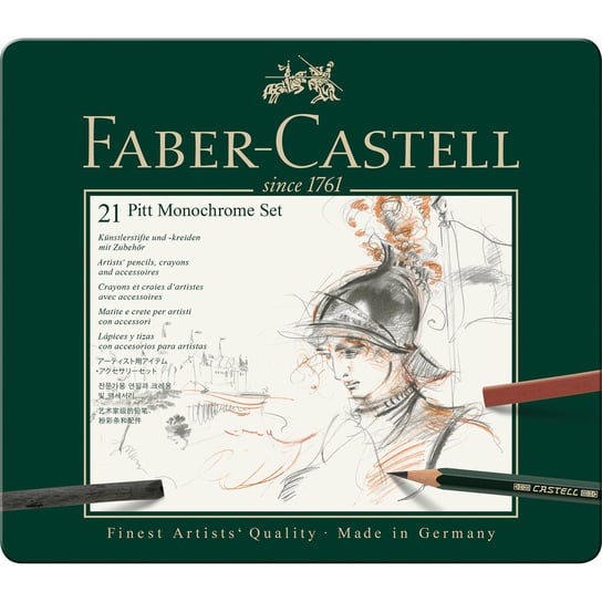 Zestaw średni, Pitt Monochrome, 21 sztuk Faber-Castell