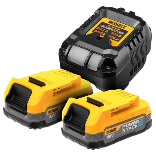 Zestaw startowy 2 x 1.7Ah Powerstack + ładowarka DeWalt DCB1102E2 DeWalt