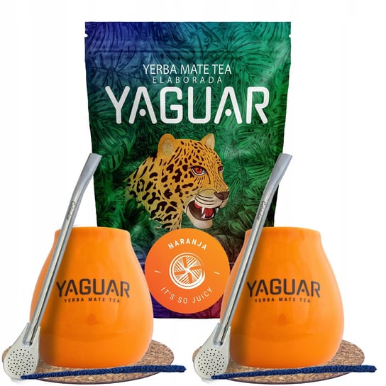 Zestaw Startowy dla dwojga Yerba Mate Yaguar 500g Yaguar