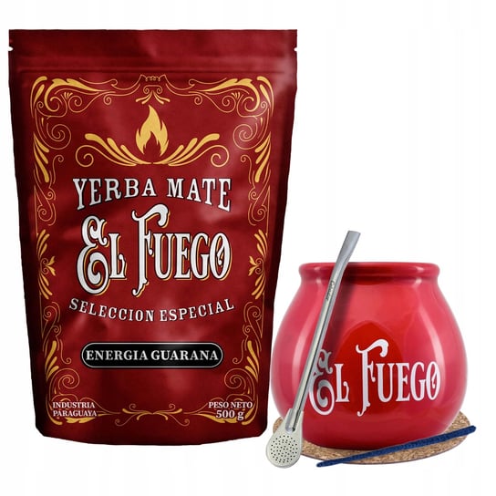 Zestaw Startowy do Yerba Mate El Fuego 500g MOCNY El Fuego