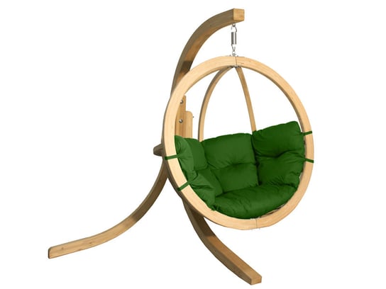 Zestaw: Stojak Alicante + Fotel Swing Chair Single (3), Zielony Alicante+Swing Chair Single (3) Koala Hammock