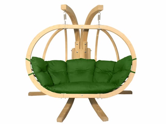 Zestaw: Stojak Sintra + Fotel Swing Chair Double (3), Zielony Sintra + Swing Chair Double (3) Koala Hammock