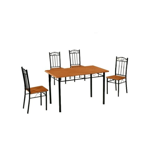 Zestaw Stół i Krzesła LECTUS Mirida, orzech, 120x67x74,5 cm, 5 elementów Lectus