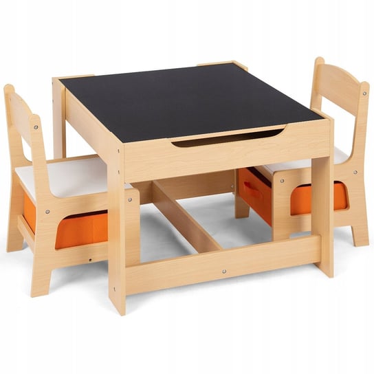 Zestaw Stół Stolik I Krzesła Krzesełka Dla Dzieci COSTWAY