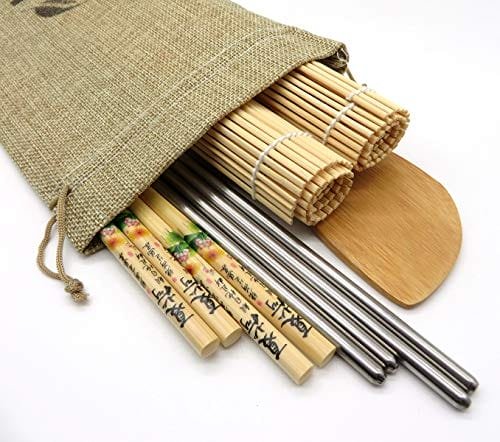 Zestaw Sushi Z Pałeczkami I Matami Bambusowymi Inna marka