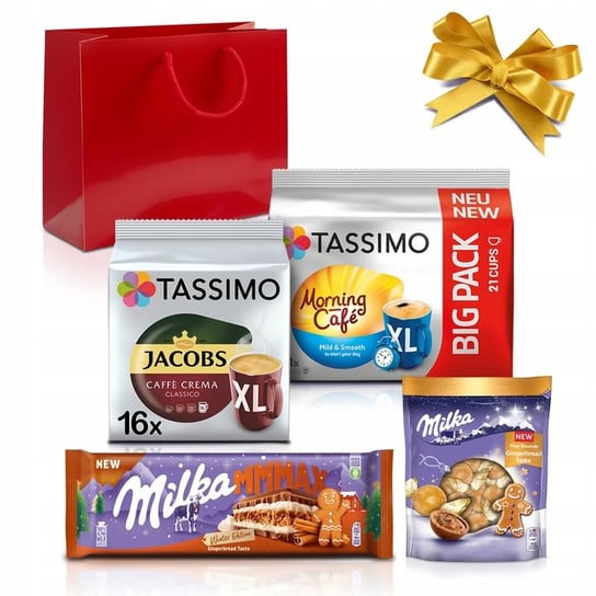 Zestaw Świąteczny Kapsułki Tassimo Jacobs, Milka Słodycze Świąteczne Milka Tassimo