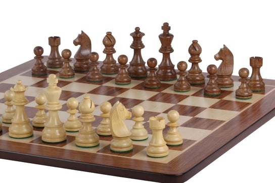 Zestaw szachowy turniejowy Nr 5 - deska 50mm + figury German Knight 3,5" Sunrise Chess & Games