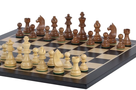 Zestaw Szachowy Turniejowy Nr 5 - Deska 50Mm + Figury German Knight 3,5" Sunrise Chess & Games Sunrise Chess & Games