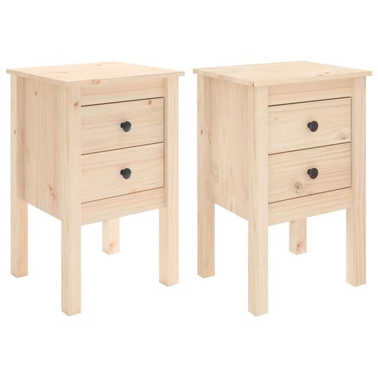 Zestaw szafek nocnych drewnianych, 40x35x61,5 cm, Inna marka