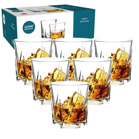 Zestaw Szklanek Do Drinków Whisky 6 Szt Napojów Esperanza