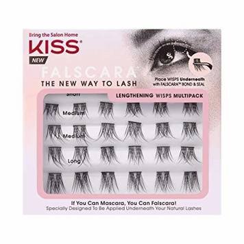 Zestaw sztucznych rzęs wiązki Wisps Multi x24 Falscara Kiss KISS