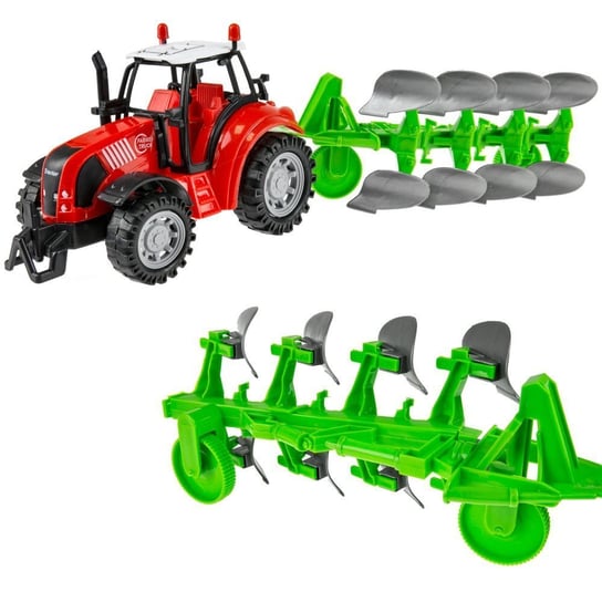 Zestaw traktor z napędem + maszyny rolnicze ciągnik KinderSafe