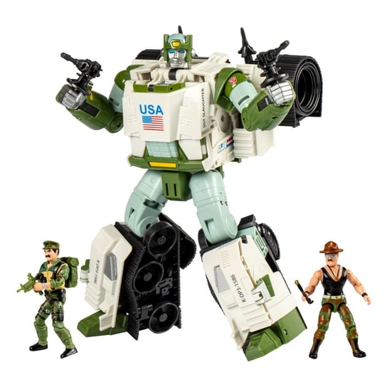 Zestaw Transformers x G.I. Joe Mash-Up - Autobot Kup Triple T with Leatherneck & Sgt Slaughter Inna marka