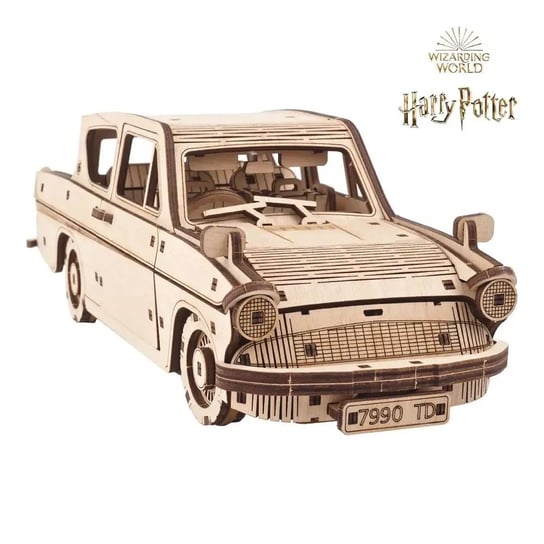 Zestaw Ugears - Flying Ford Anglia, Drewniany Puzzle 3D Harry Potter Ugears